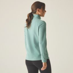 Regatta Sweethart Half Zip Womens Fleece Ivy Moss Size 10