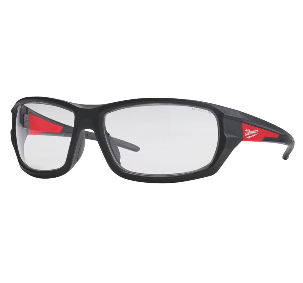 Milwaukee Performance Clear Lens Safety Glasses Screwfix