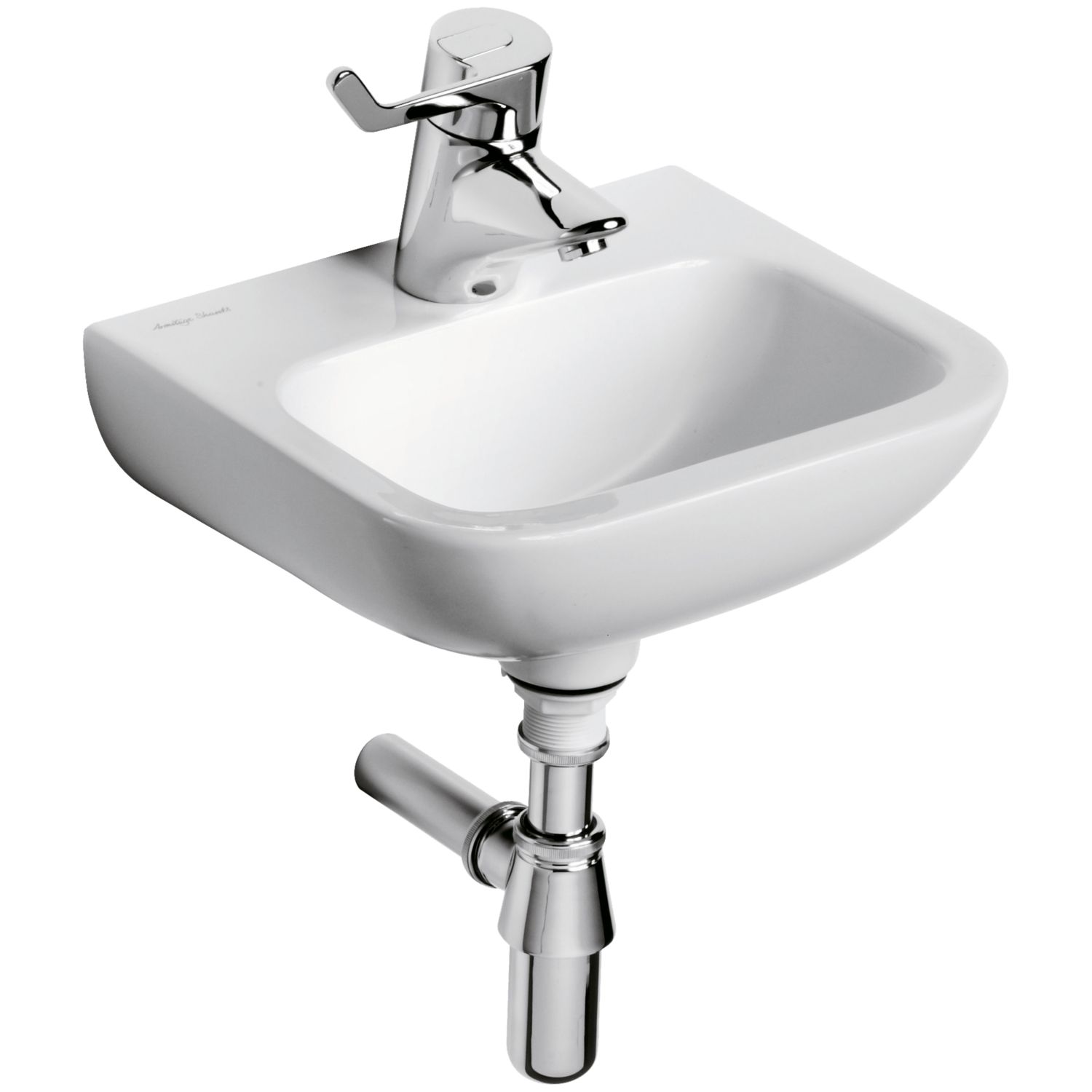 Armitage Shanks Contour 21 Hand Rinse Washbasin C 1 Tap Hole 370mm (585JY)