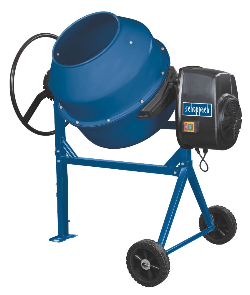 Scheppach MIX180 Electric Cement Mixer 230V Screwfix