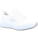 Skechers Squad SR Metal Free Ladies Non Safety Shoes White Size 4