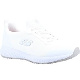 Skechers Squad SR Metal Free Womens  Non Safety Shoes White Size 4