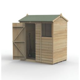 Forest Beckwood 6' x 4' (Nominal) Reverse Apex Shiplap Timber Shed
