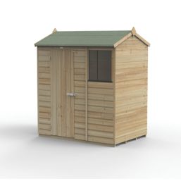 Forest Beckwood 6' x 4' (Nominal) Reverse Apex Shiplap Timber Shed