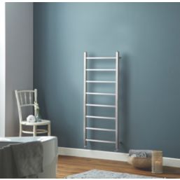 Towelrads 1200mm x 500mm 812BTU Stainless Steel Flat Designer Towel Radiator