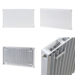 Flomasta 600mm x 900mm 2920BTU White Type 11 Convector Radiator
