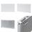 Flomasta 600mm x 900mm 2920BTU White Type 11 Convector Radiator