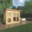 Mercia Studio 9' x 9' (Nominal) Pent Timber Log Cabin