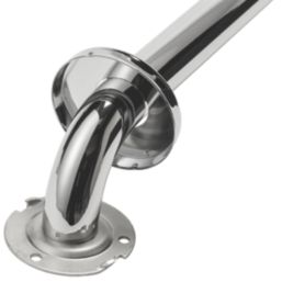 Croydex  Straight Doc M Grab Bar Chrome 450mm