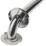 Croydex  Straight Doc M Grab Bar Chrome 450mm