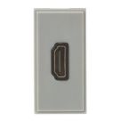 Knightsbridge  Single Modular HDMI Outlet Grey