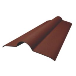 Corrugated Bitumen Ridge Red 950mm x 2.2mm x 420mm