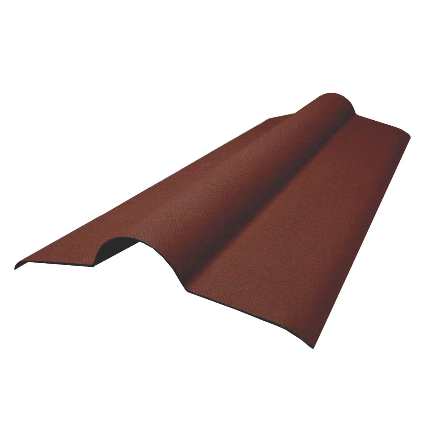 Corrugated Bitumen Ridge Red 950mm x 2.2mm x 420mm (586CY)