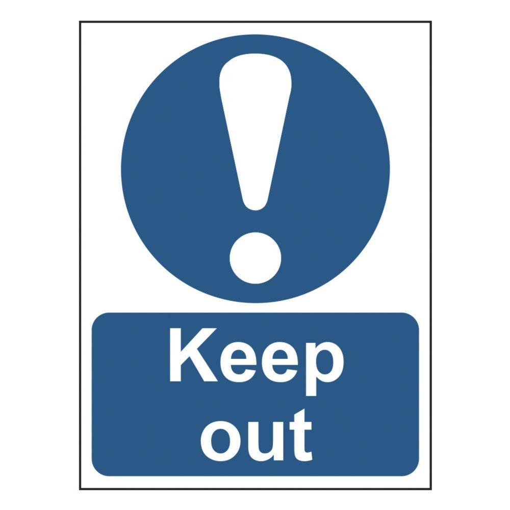 Waiting Room - Workplace Sign - Adhesive Vinyl Sign - 300x100mm (x3)