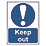 "Keep Out" Sign 200mm x 150mm