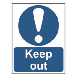 Essentials  "Keep Out" Sign 200mm x 150mm