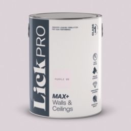 LickPro Max+ 5Ltr Purple 06 Matt Emulsion  Paint