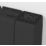 Reina Aron 700W Electric Ceramic Core Electric WiFi Radiator 570mm x 360mm Black 2389BTU