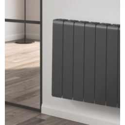 Reina Aron 700W Electric Ceramic Core Electric WiFi Radiator 570mm x 360mm Black 2389BTU