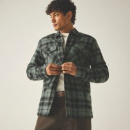 Regatta Spennith  Shacket Dark Forest/Black Check 2X Large 46-48" Chest
