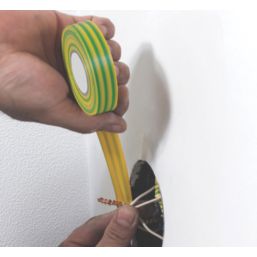 Pro-Fix  Insulation Tape Green/Yellow 33m x 19mm
