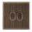 Arlec  10A 2-Gang 2-Way Light Switch  Antique Brass