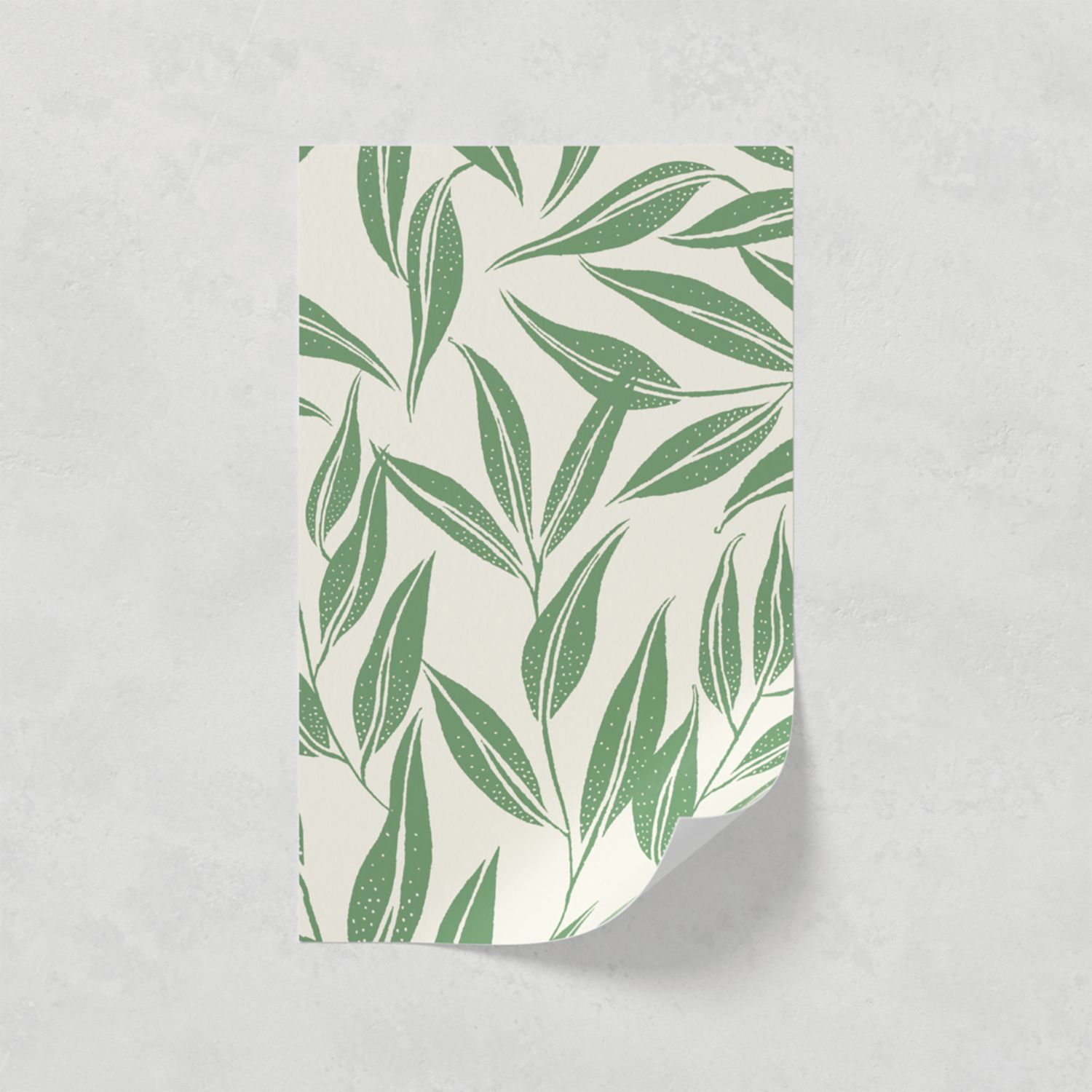 LickPro Green Botanical 03 Wallpaper Sample 0.18m x 0.29m (586VX)