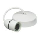 Knightsbridge  6" Pendant Set Light Fitting B22 White 3.46"