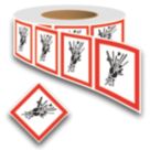 Essentials  Explosive GHS Labels (Roll) 100mm x 100mm