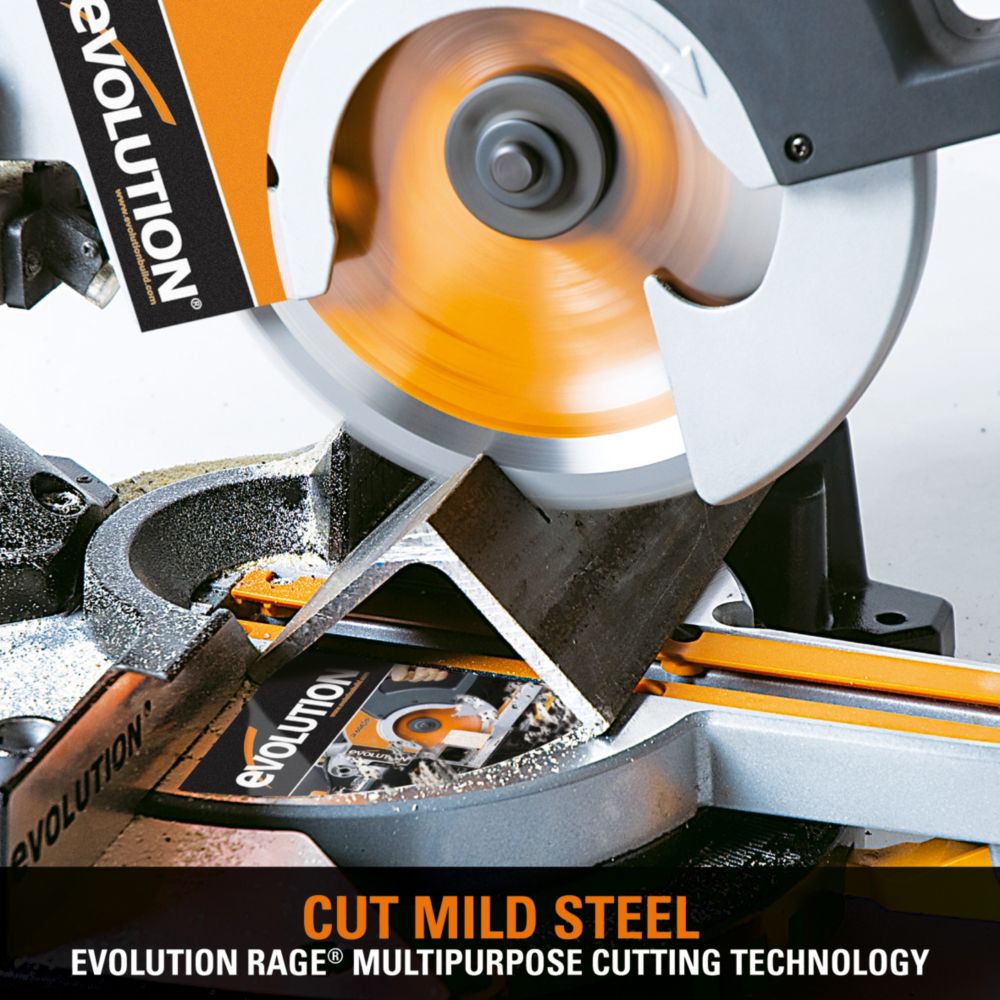 Steel cutting blade for miter clearance saw