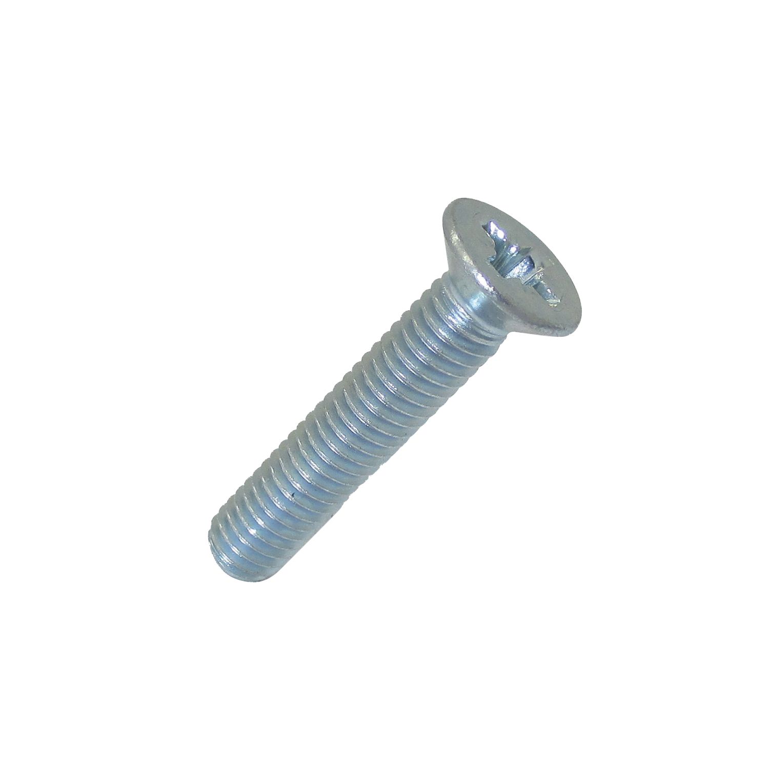 Easyfix Bright Zinc-Plated Countersunk Machine Screws M6 x 30mm 25 Pack (5877J)