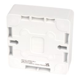 Hager Sollysta WMPB1/28 1-Gang Surface Pattress  Back Box 28mm