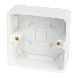 Hager Sollysta WMPB1/28 1-Gang Surface Pattress  Back Box 28mm