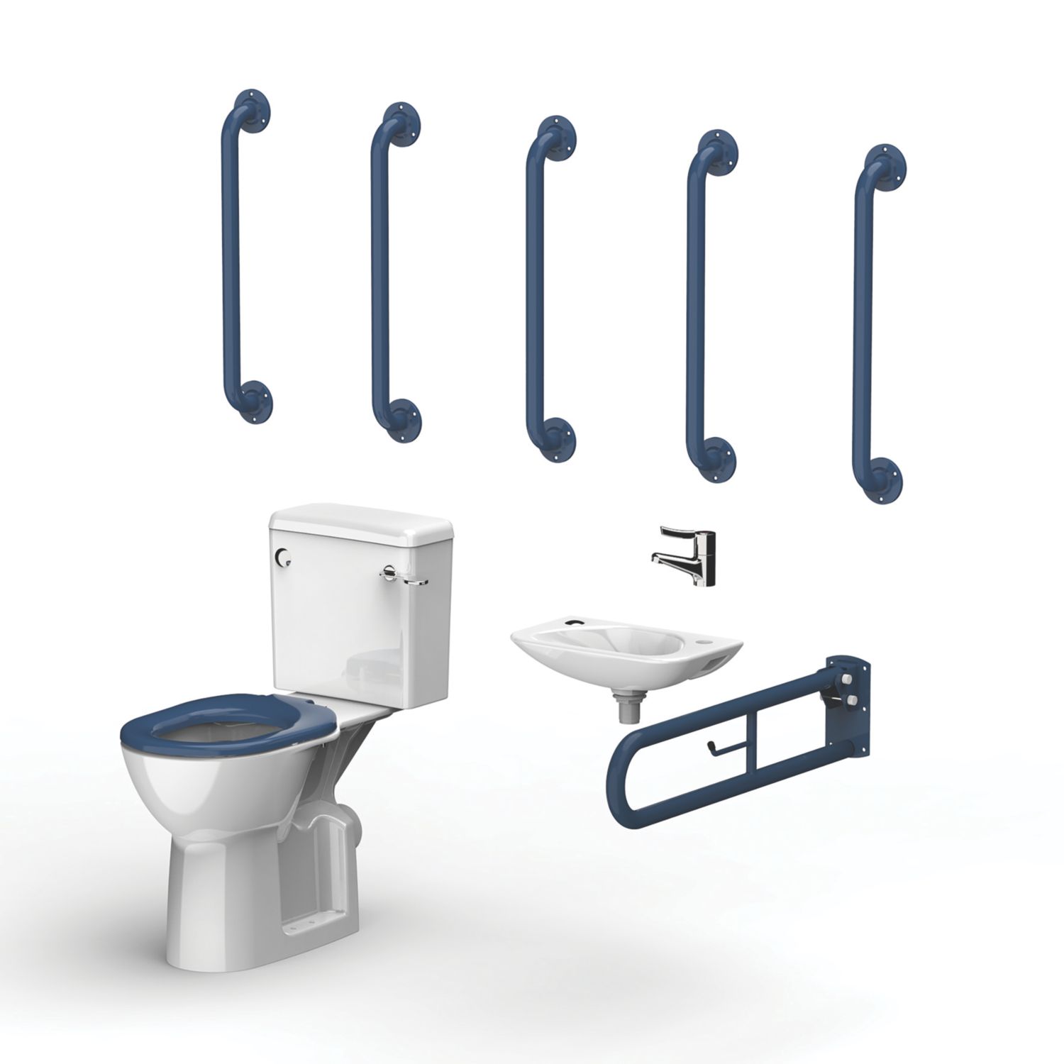 Fitzroy of London Doc M Toilet Pack Dark Blue 12 Piece Set (587AV)