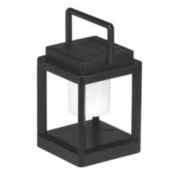 4lite Antheia Rechargeable LED Solar Lantern with Power Bank Anthracite 330lm