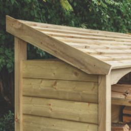 Rowlinson Heritage Double 6' 6" x 2' (Nominal) Timber Log Store