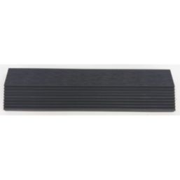 Apollo Black Composite Straight Interlocking Decking Edging 24mm x 0.3m x 0.075m