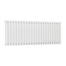 Reina Elips Single 600mm x 1440mm 3770BTU White Horizontal Designer Radiator