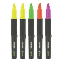 TRACER  Medium Tip Mixed Colours Permanent Marker 5 Pack