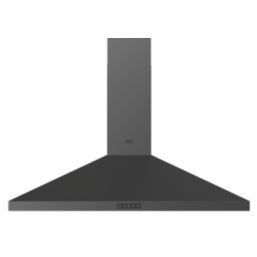 Cooke & Lewis  Chimney Hood Black 898mm