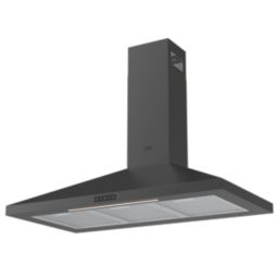 Cooke & Lewis  Chimney Hood Black 898mm