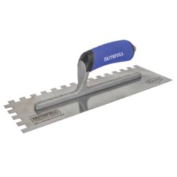 Faithfull Prestige Notched Tile Adhesive Trowel 13"