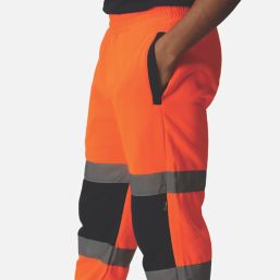 Regatta Pro Hi-Vis Joggers Orange/Navy 2X Large 37" W 28" L