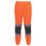 Regatta Pro Hi-Vis Joggers Orange/Navy 2X Large 37" W 28" L