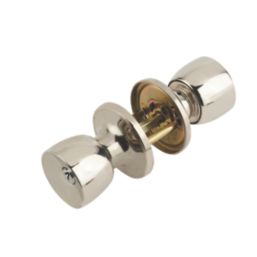 ERA 166-61 Ball Mortice Knob Set Polished Chrome 67mm
