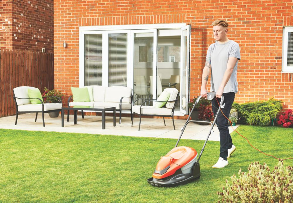 Flymo easi glide 330vx discount electric hover collect lawn mower