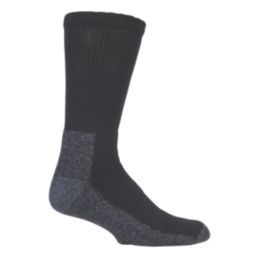 SockShop  Heavy Duty Safety Boot Socks Black 12-14 3 Pairs