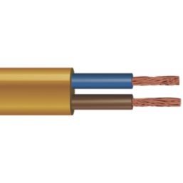 Time 2182Y Gold 2-Core 0.75mm² Flexible Cable 10m Coil