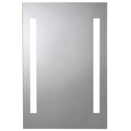 Croydex Thornton  Battery-Powered Rectangular Illuminated Mirror With 413lm LED Light 400mm x 600mm