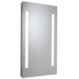 Croydex Thornton  Battery-Powered Rectangular Illuminated Mirror With 413lm LED Light 400mm x 600mm